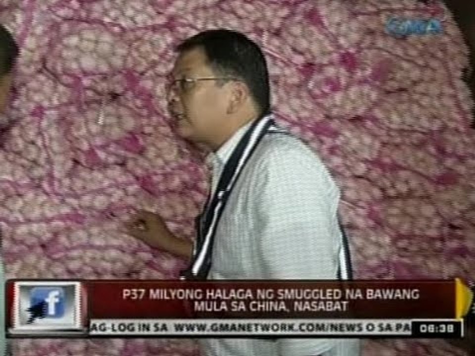 24Oras: P37 milyong halaga ng smuggled na bawan...