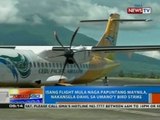 NTG: Isang flight mula Naga papuntang Maynila, nakasela dahil sa umano'y bird strike