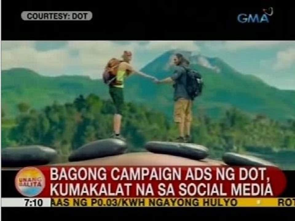 UB: Bagong campaign ads ng DOT, kumakalat na sa social media