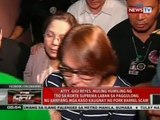 QRT: Atty. Gigi Reyes, muling humiling ng TRO sa korte suprema