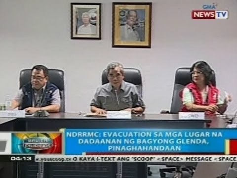 BP: NDRRMC: Evacuation sa mga lugar na dadaanan ng bagyong Glenda, pinaghahandaan