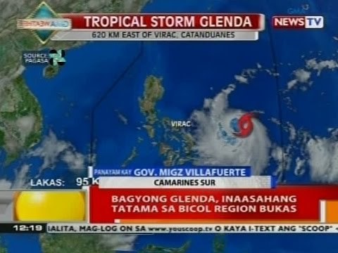 BT: Bagyong Glenda, inaasahang tatama sa Bicol Region bukas