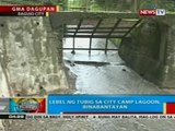 BP: Lebel ng tubig sa City Camp Lagoon sa Baguio City, binabantayan
