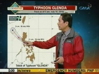UH: Typhoon Glenda, bumilis ang galaw papalapit ng Metro Manila