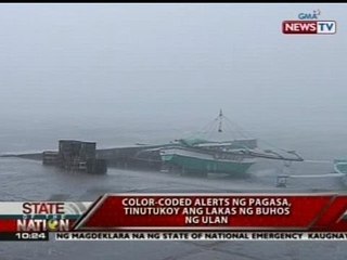 SONA: Color-coded alerts ng PAGASA, tinutukoy ang lakas ng buhos ng ulan