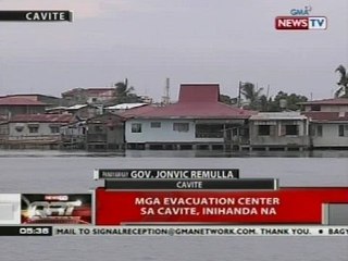 QRT: Mga evacuation center sa Cavite, inihahanda na