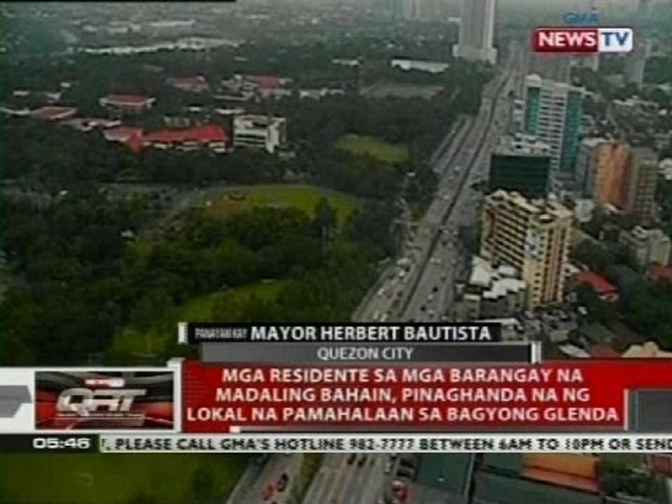 Mga residente sa mga barangay na madaling bahain, pinaghanda na ng lokal na pamahalaan