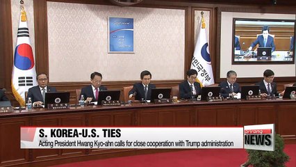 Acting President calls for close cooperation with Trump administration