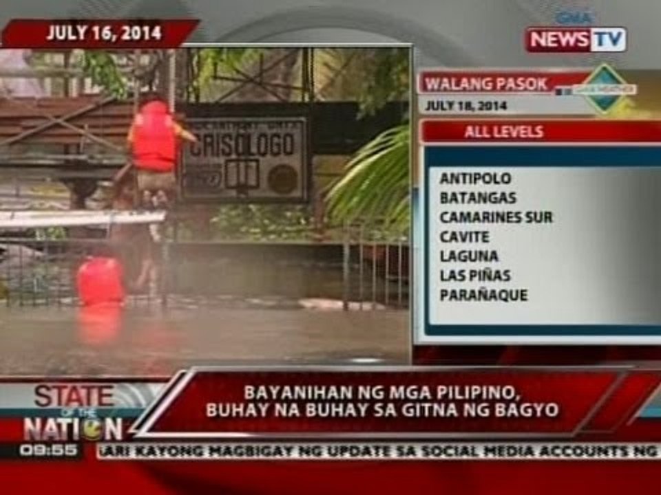SONA: Bayanihan ng mga Pilipino, buhay na buhay sa gitna ng bagyo