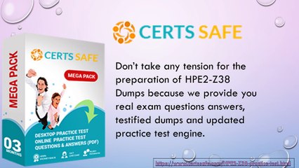 HPE2-Z38 Braindumps