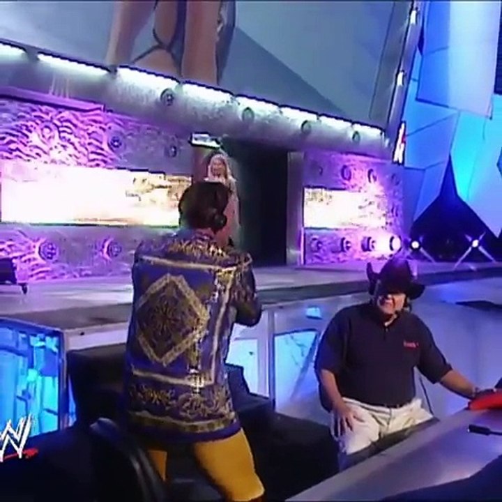 wwe Stacy Keibler make her raw debut august 12 2002 by giving everyone a lap dance