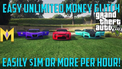 GTA 5 Online Glitches - NEW Unlimited Money Glitch - EASY AS HELL TO DO!