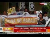 BT: Pangulong Aquino, binigyan ng bagsak na grado ng mga militante