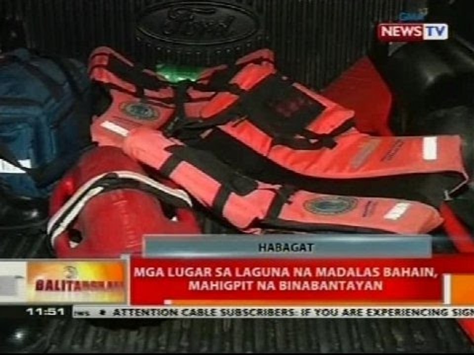 BT: Mga lugar sa Laguna na madalas bahain, mahigpit na binabantayan