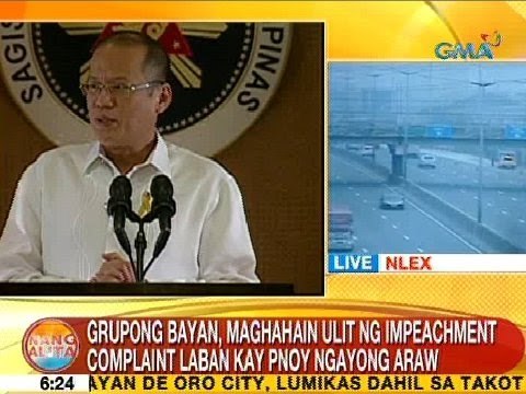 UB: Grupong Bayan, maghahain ulit ng impeachment complaint vs. PNoy ngayong araw