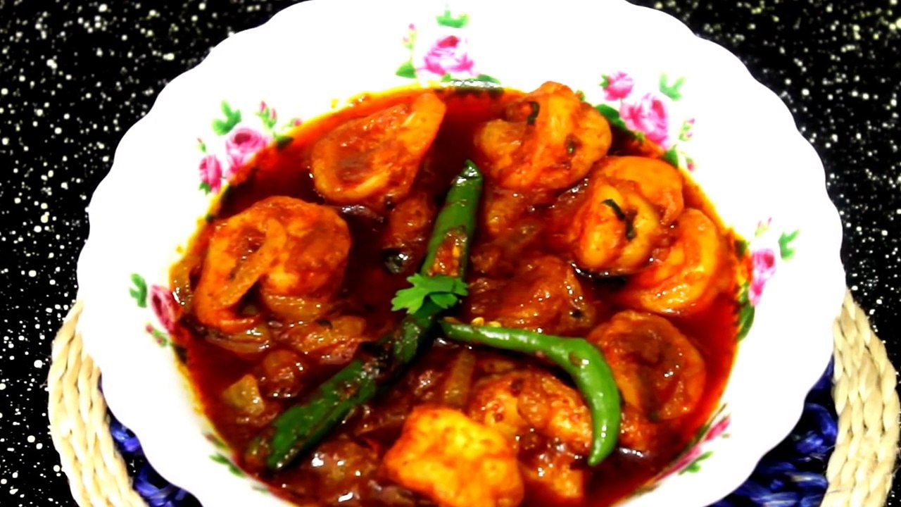 Chingri Dopiaza-Vuna (Shrimp)