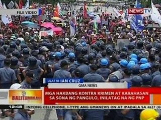 BT: Mga hakbang kontra krimen at karahasan sa SONA ng Pangulo, inilatag na ng PNP