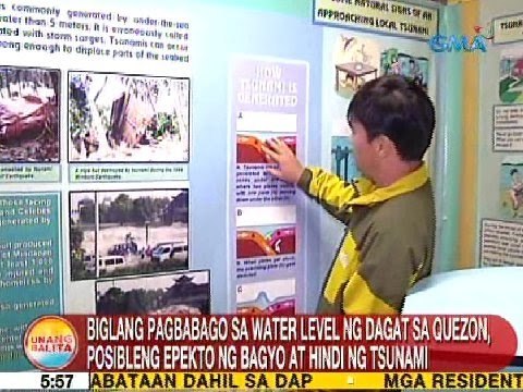 UB: Phivolcs: Tsunami, nangyayari lang matapos ang lindol o pagsabog ng bulkan