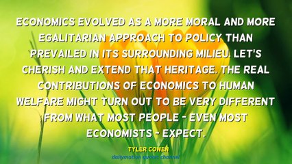 Tyler Cowen Quotes #1