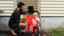HOW TO TEACH A BABY TO CATCH A BALL