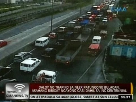 24 Oras: Daloy ng trapiko sa NLEX patungong Bulacan, asahang bibigat ngayong gabi