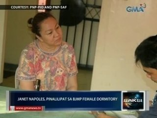 Saksi: Paglipat kay Janet Napoles sa female dormitory ng BJMP, hindi natuloy