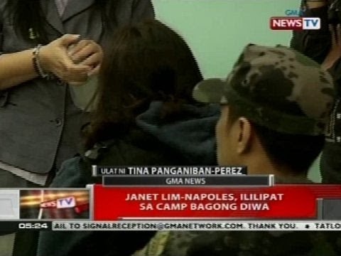 QRT: Janet Lim-Napoles, ililipat sa Camp Bagong Diwa