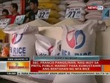 Sec. Francis Pangilinan, nag-ikot sa pritil public market para kumustahin ang bentahan ng NFA rice