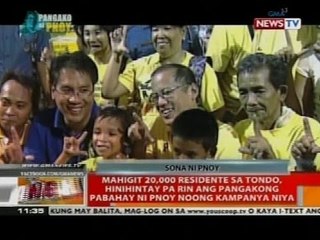 Mahigit 20,000 residente sa Tondo, hinihintay pa rin ang pangakong pabahay ni PNoy
