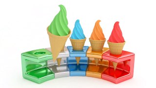Colors For Children With Ice Cream - Learn Colors For Kids with Ice Cream - Kids Learning Video 2017