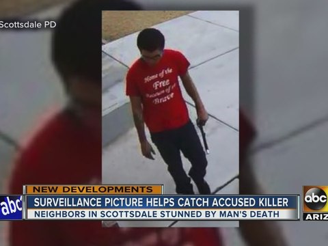 Surveillance video helps to capture Scottsdale murder suspect