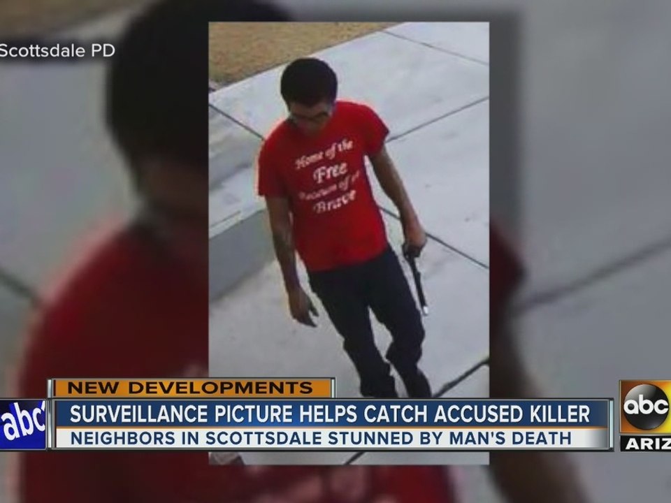 Surveillance video helps to capture Scottsdale murder suspect