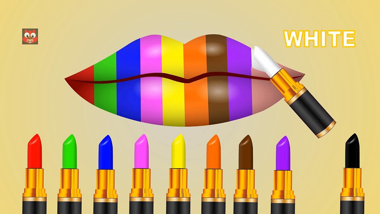 Learn Colors with Color Lipstick   Colours to Kids Children Toddlers Baby   Learning Video (1)
