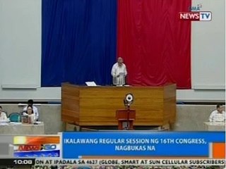 NTG: Ika-2 regular session ng 16th Congress, nagbukas na