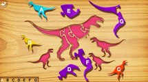 Kids Play and Learn ABC Alphabet with Puzzles Dinosaurs - Educational Learning Videos for Kids