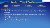 Jeden Tag 7 Wörter | Deutsche Wortschatz | 6.Tag