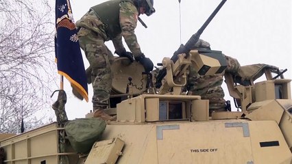 US troops perform drills in Poland