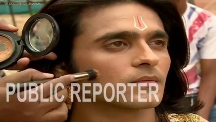 Ашиш Шарма на съёмках сериала "Сита и Рама". Хайдарабад, 4.12.2015 г