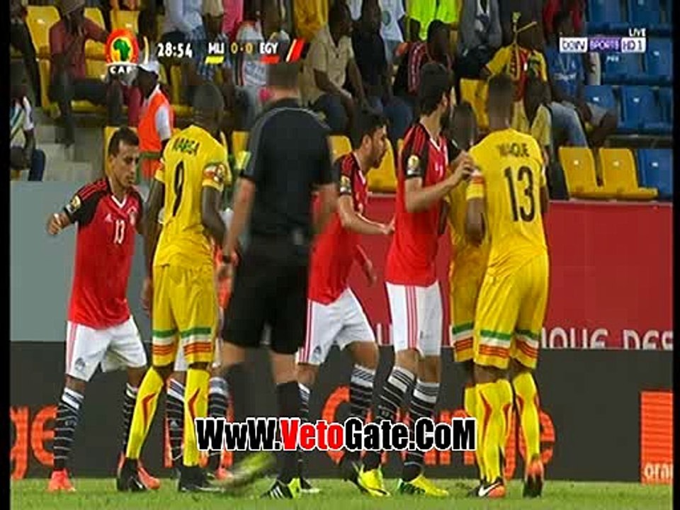ملخص مباراة منتخب مصر امام منتخب مالى "امم افريقيا"