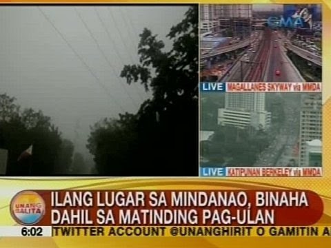 UB: Ilang lugar sa Mindanao, binaha dahil sa matinding pag-ulan
