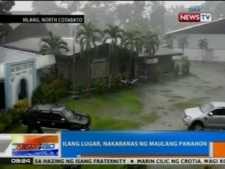 NTG: Ilang lugar sa Cotabato, nakaranas ng maulang panahon