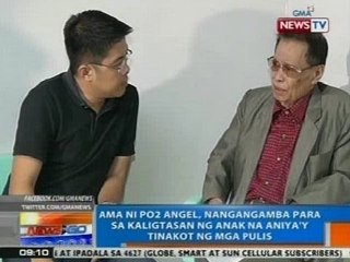 NTG: Ama ni P02 Angel, nangangamba para sa kaligtasan ng anak na aniya'y tinakot ng mga pulis