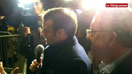 Meeting de Quimper. Macron refuse du monde et s’en excuse