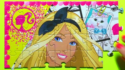 BARBIE Jigsaw Puzzle Game Girl Doll Games Kids Learning Toys