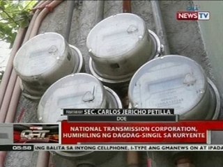 QRT: Reserba ng kuryente para sa susunod na taon, kukulangin daw