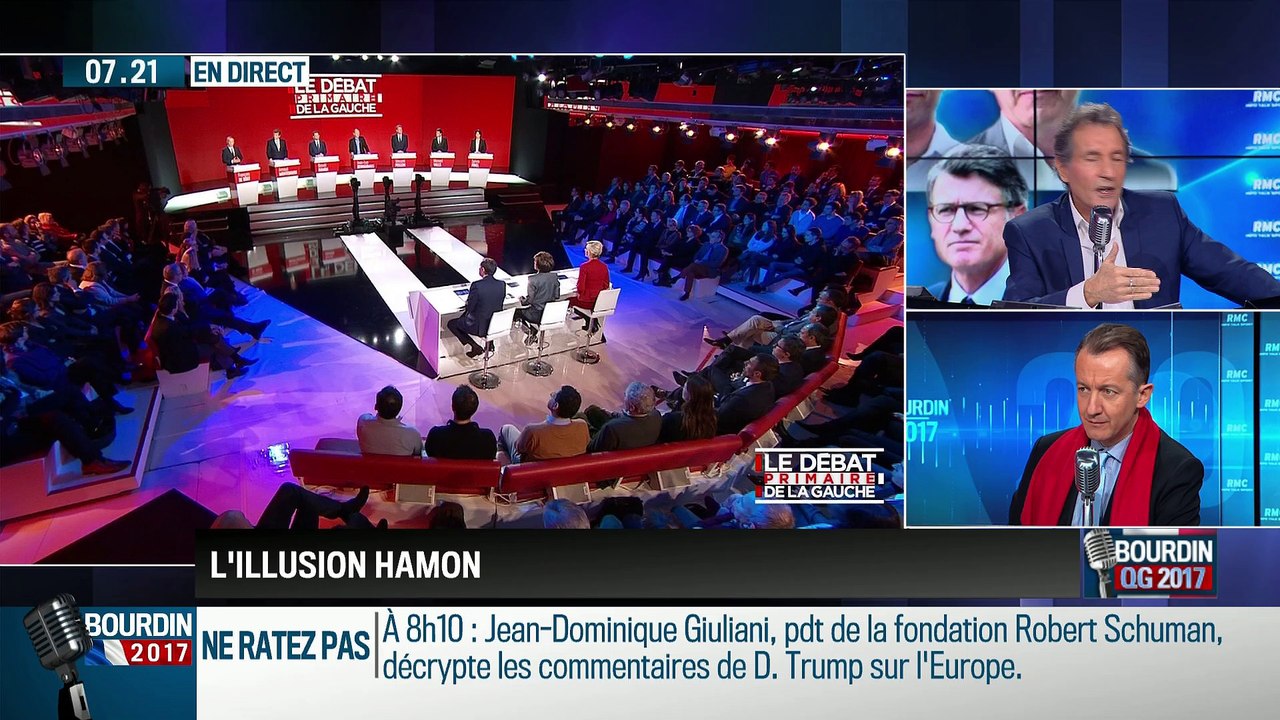 QG Bourdin 2017 : Comment Benoît Hamon a-t-il réussi à attirer l'attention ? - 17/01