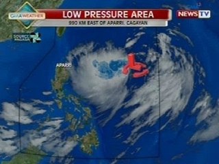 NTG: LPA na binabantayan ng PAGASA, bahagyang lumapit sa Luzon