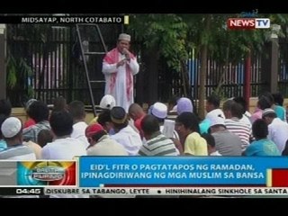 BP: Eid'l Fitr o pagtatapos ng Ramadan, ipinagdiriwang ng mga Muslim sa bansa