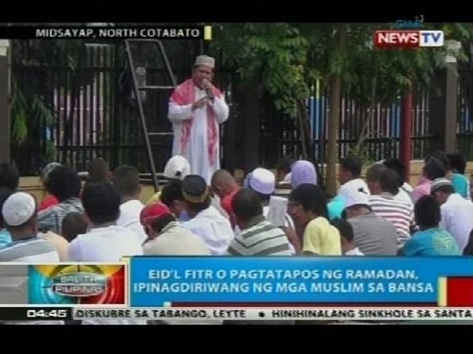 BP: Eid'l Fitr o pagtatapos ng Ramadan, ipinagdiriwang ng mga Muslim sa bansa