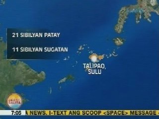 UB: 21 na sibilyan, patay sa pananambang ng Abu Sayyaf sa Talipao, Sulu